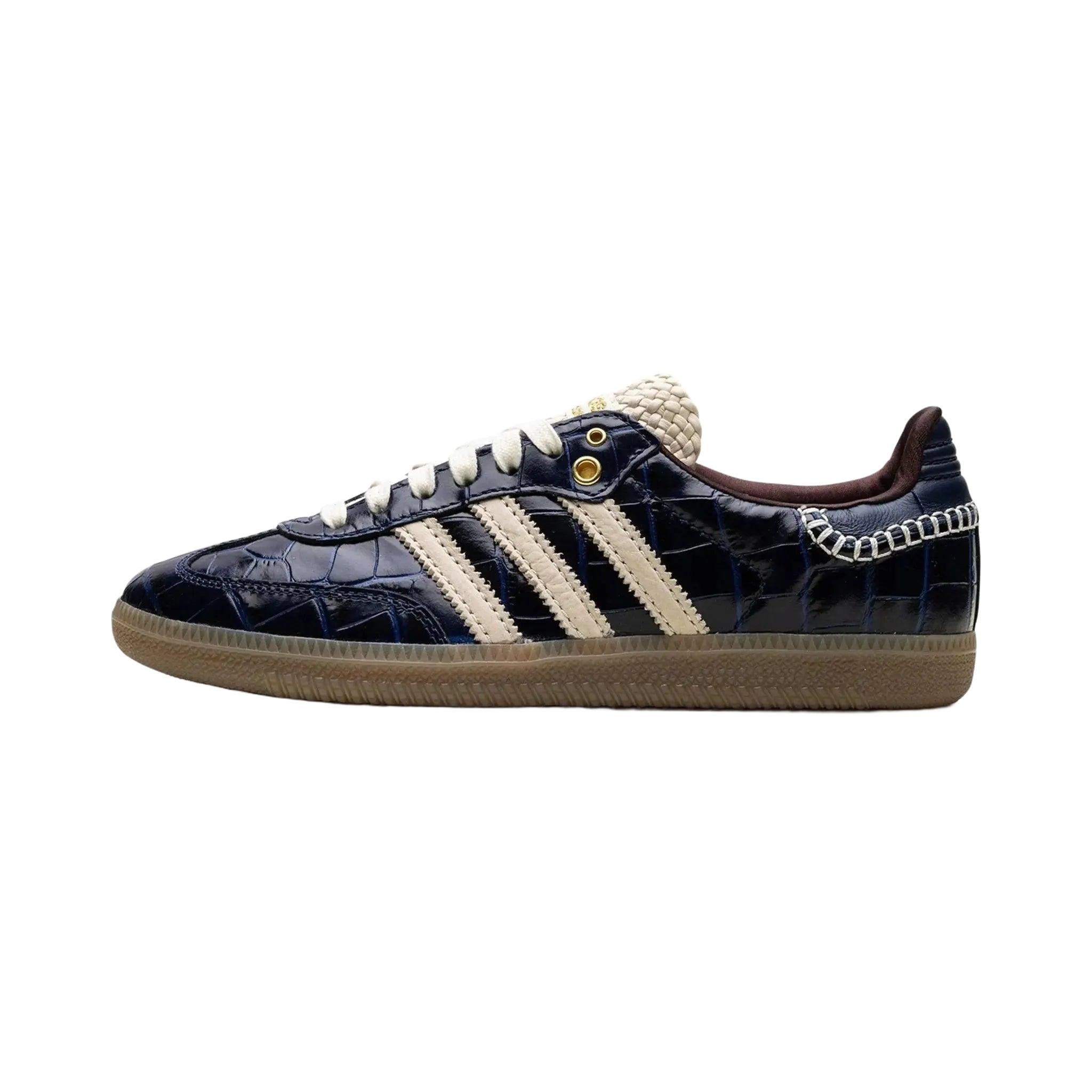 Adidas Samba - Wales Bonner Navy Blue Croc – Lisabona Streetwear