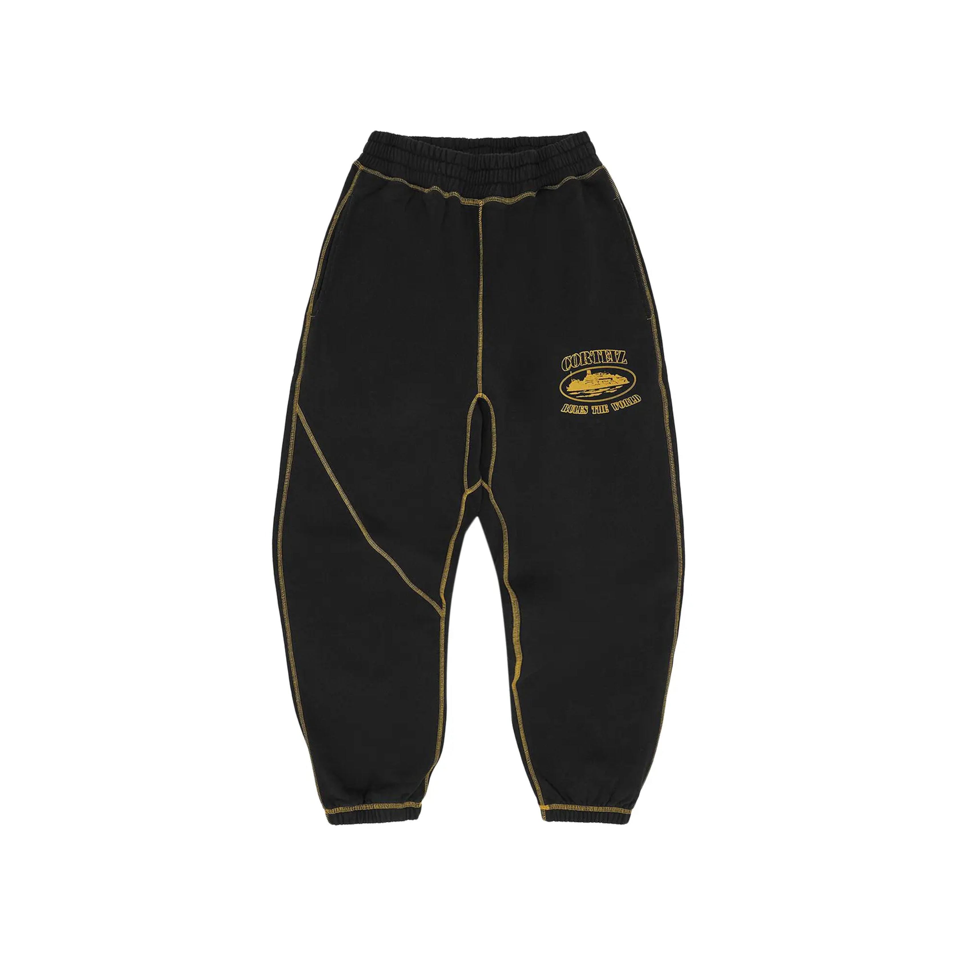 Corteiz Alcatraz Sweatpant - Black & Honey Yellow – Lisabona