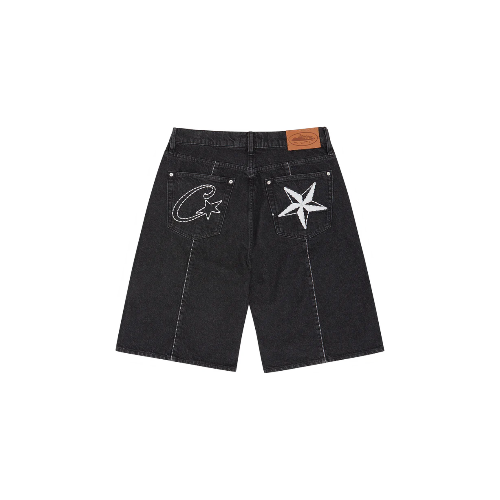 Corteiz C-Star Denim Shorts - Black – Lisabona Streetwear
