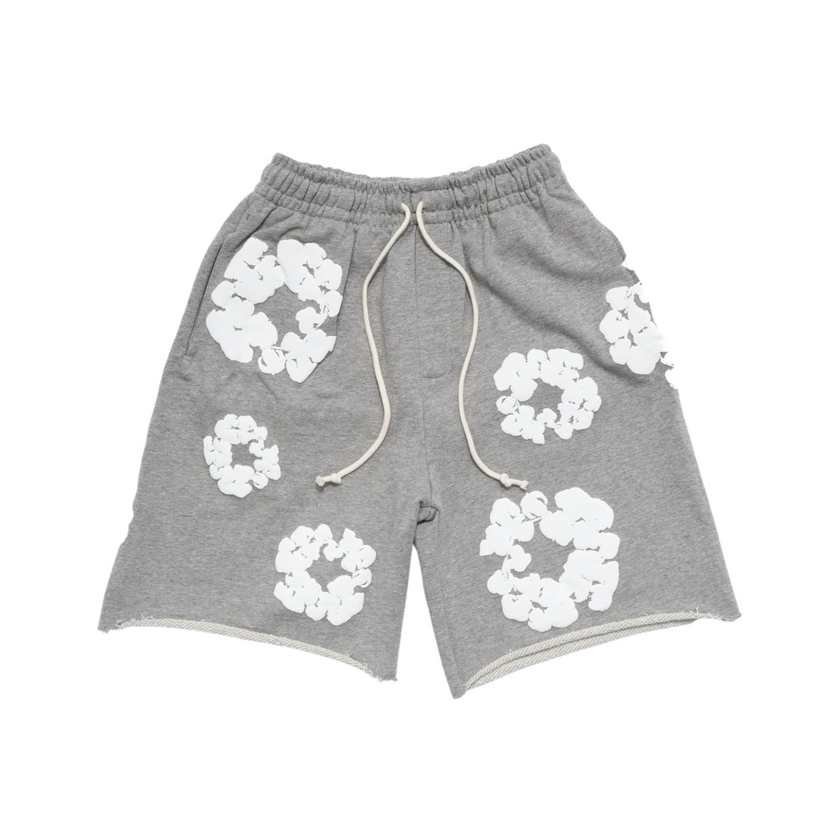 Denim Tears The Cotton Wreath Shorts - Grey – Lisabona Streetwear