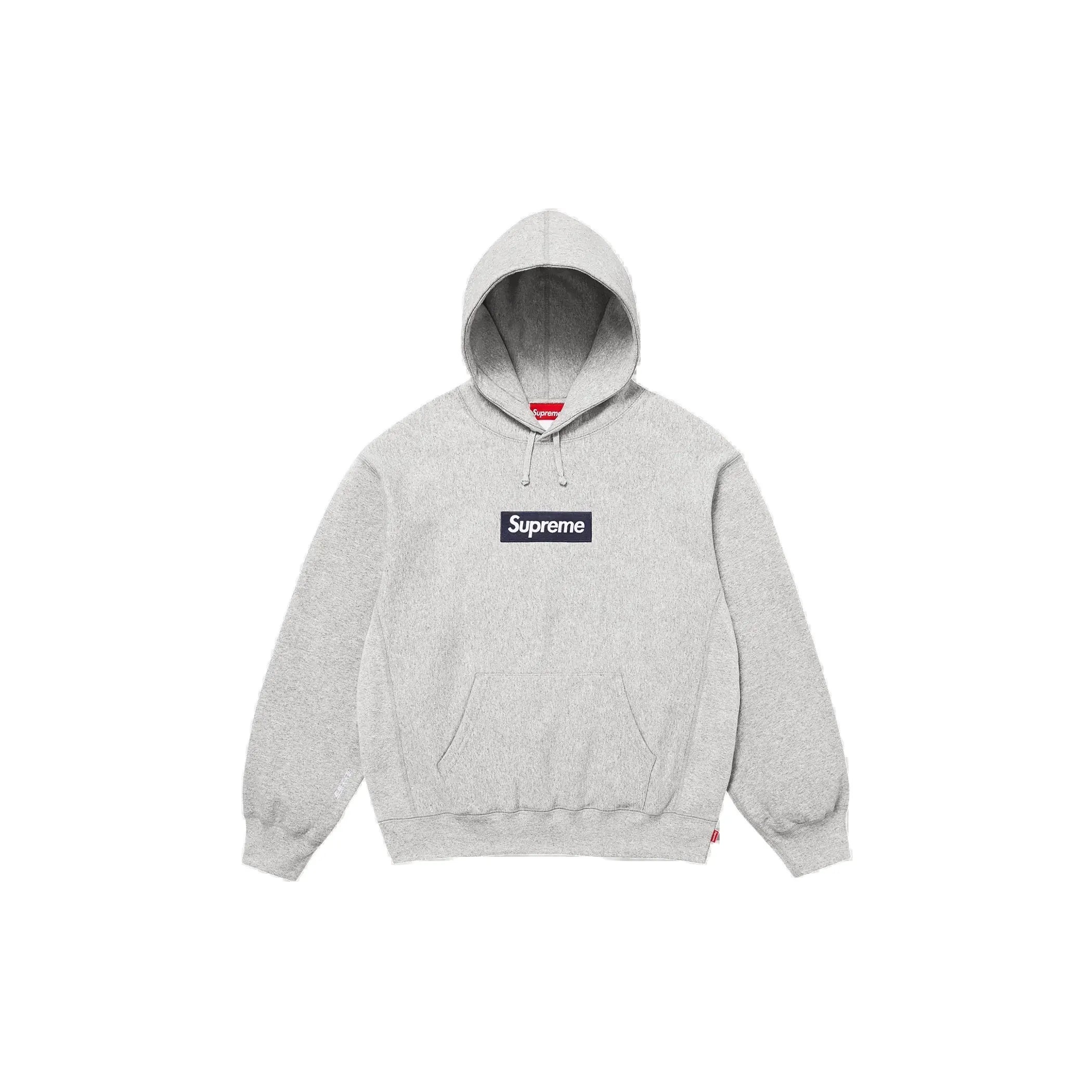 Supreme Box Logo Hooded Sweatshirt - Heather Grey – Lisabona