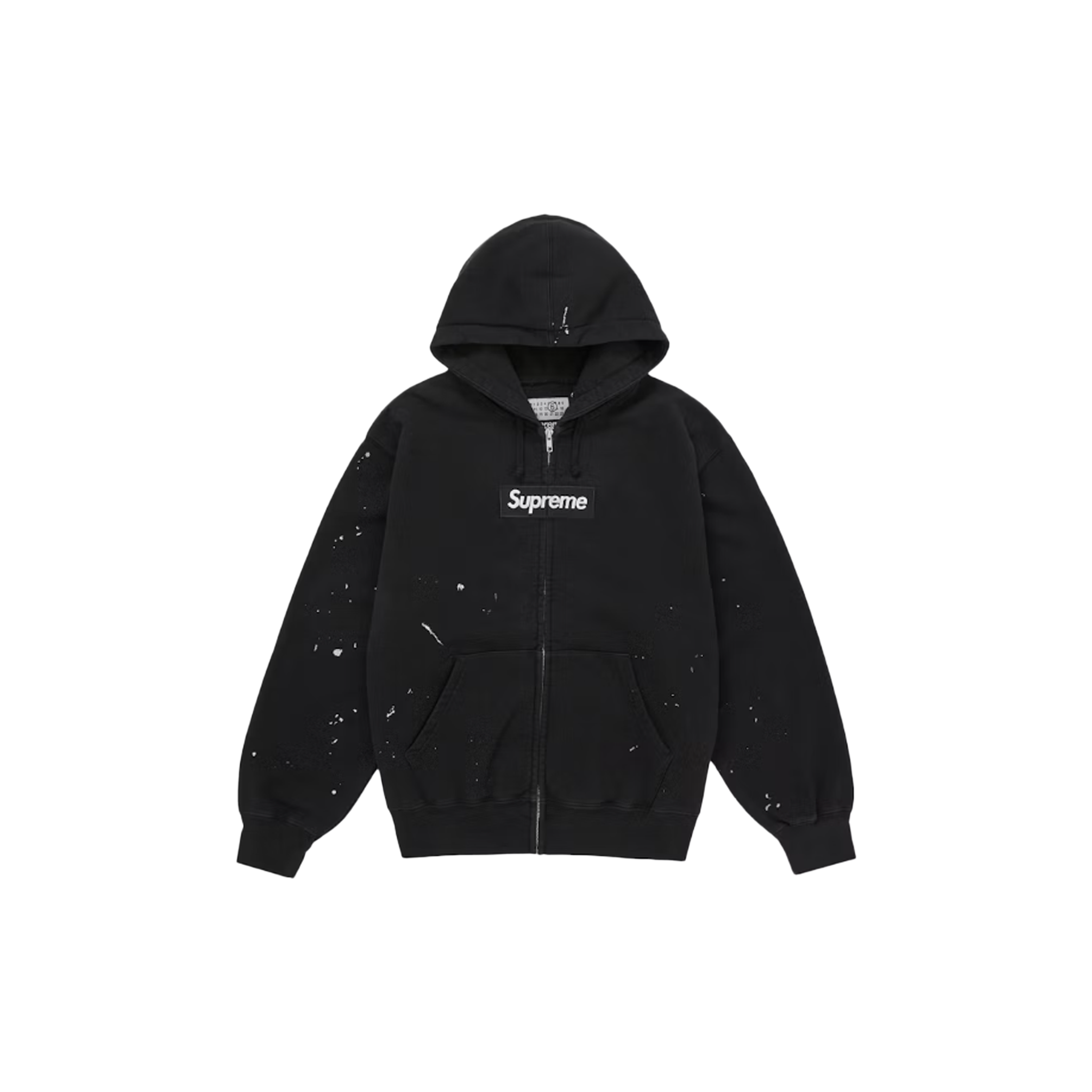 Supreme MM6 Maison Margiela Box Logo Zip Up Hooded Sweatshirt