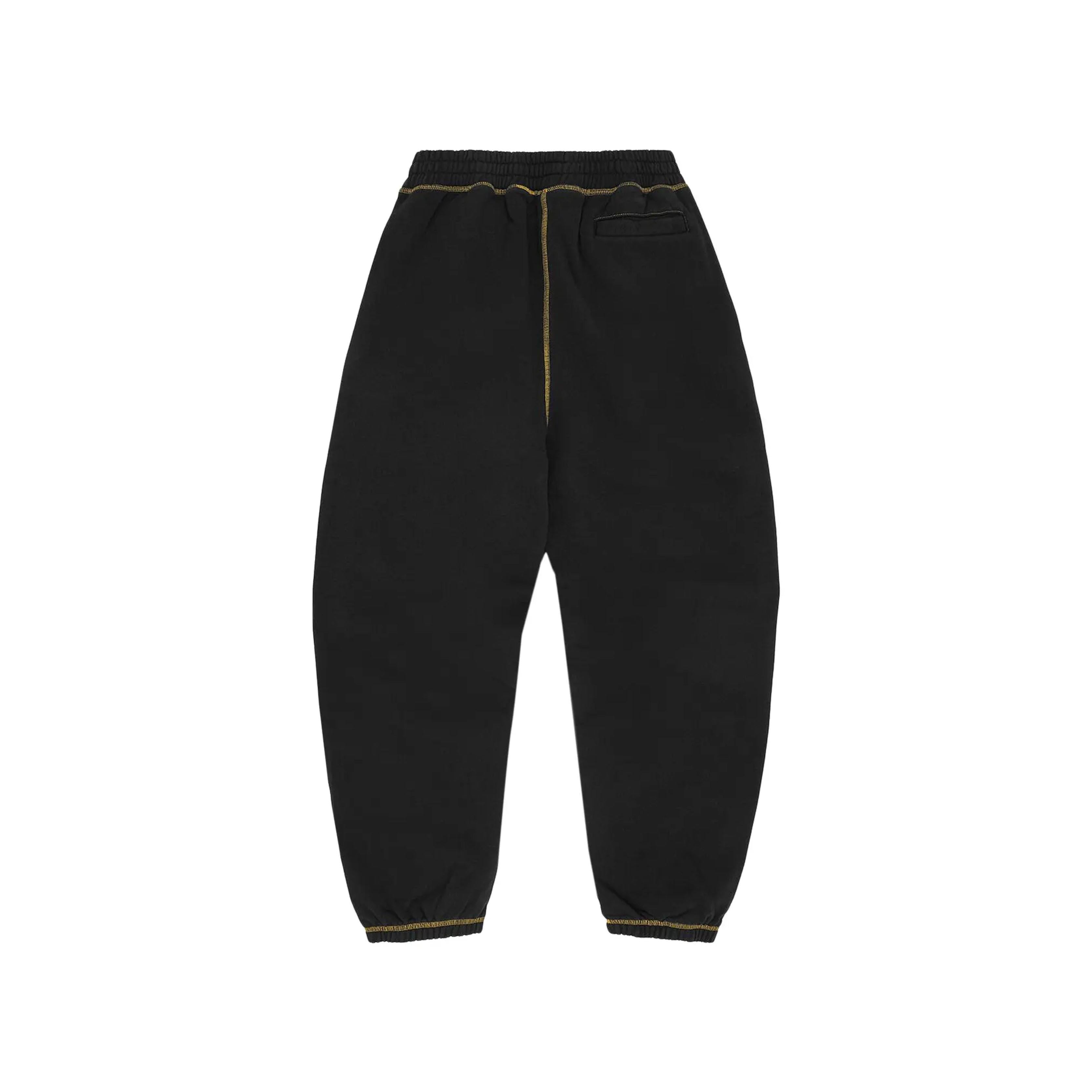 Corteiz Alcatraz Sweatpant - Black & Honey Yellow