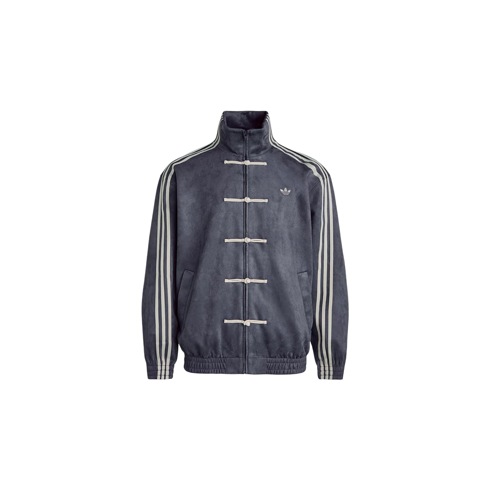 ジャケット・アウター adidas Originals CTT Chinese Track Top Adidas CTT Chinese Track Top 3.1 Gender Neutral Jacket - Grey Blue