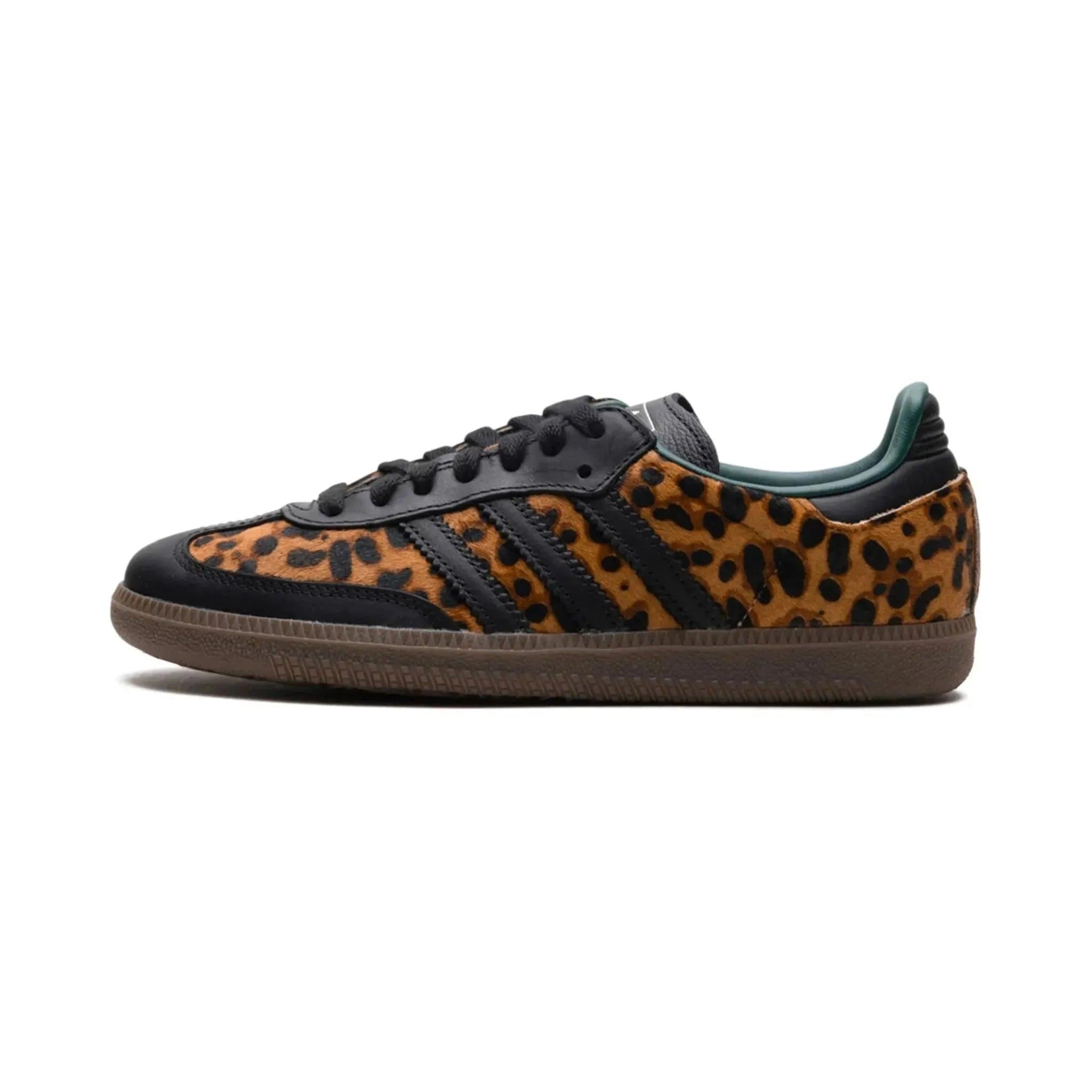 Adidas Samba OG - Black Green Leopard