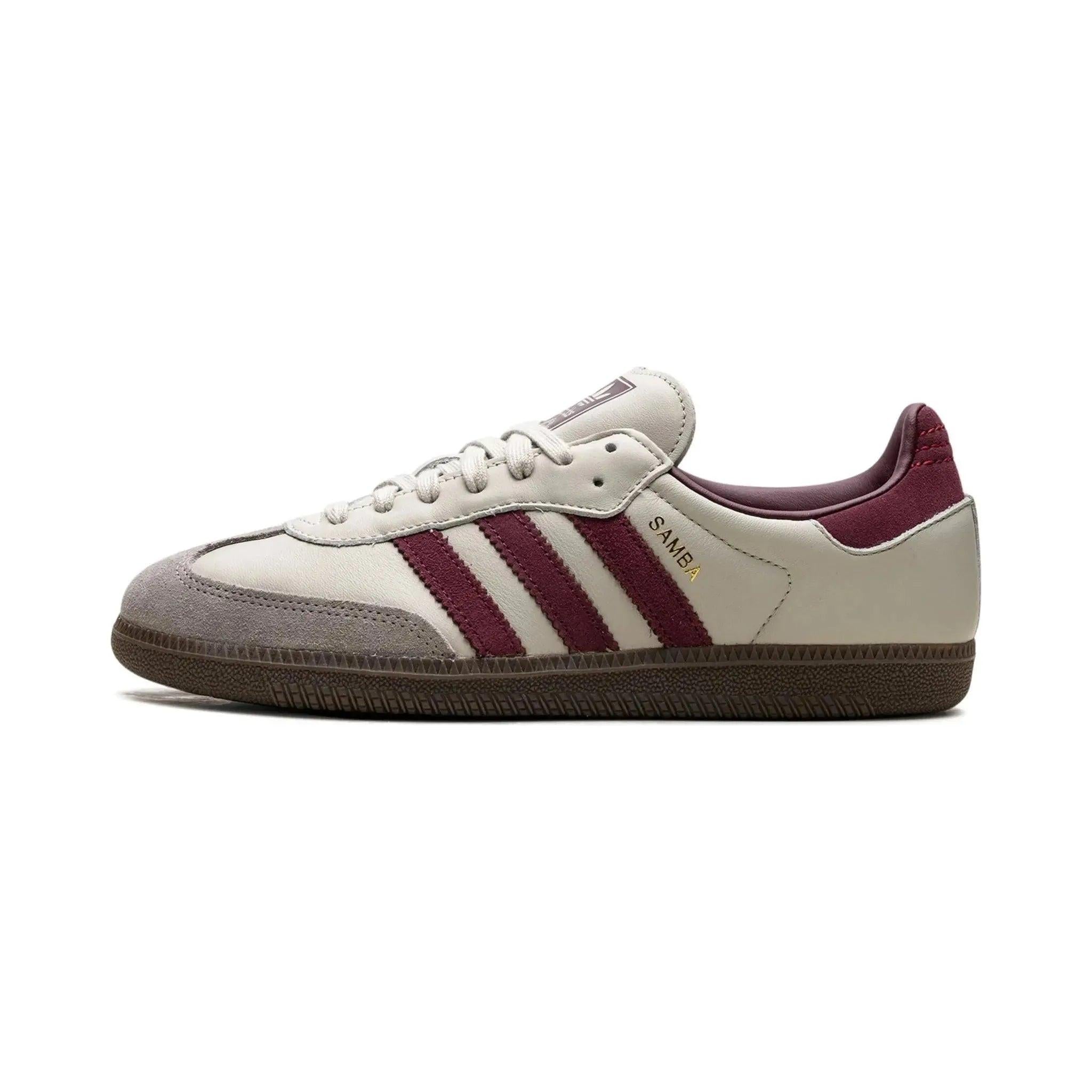 Adidas Samba OG - Putty Grey Maroon