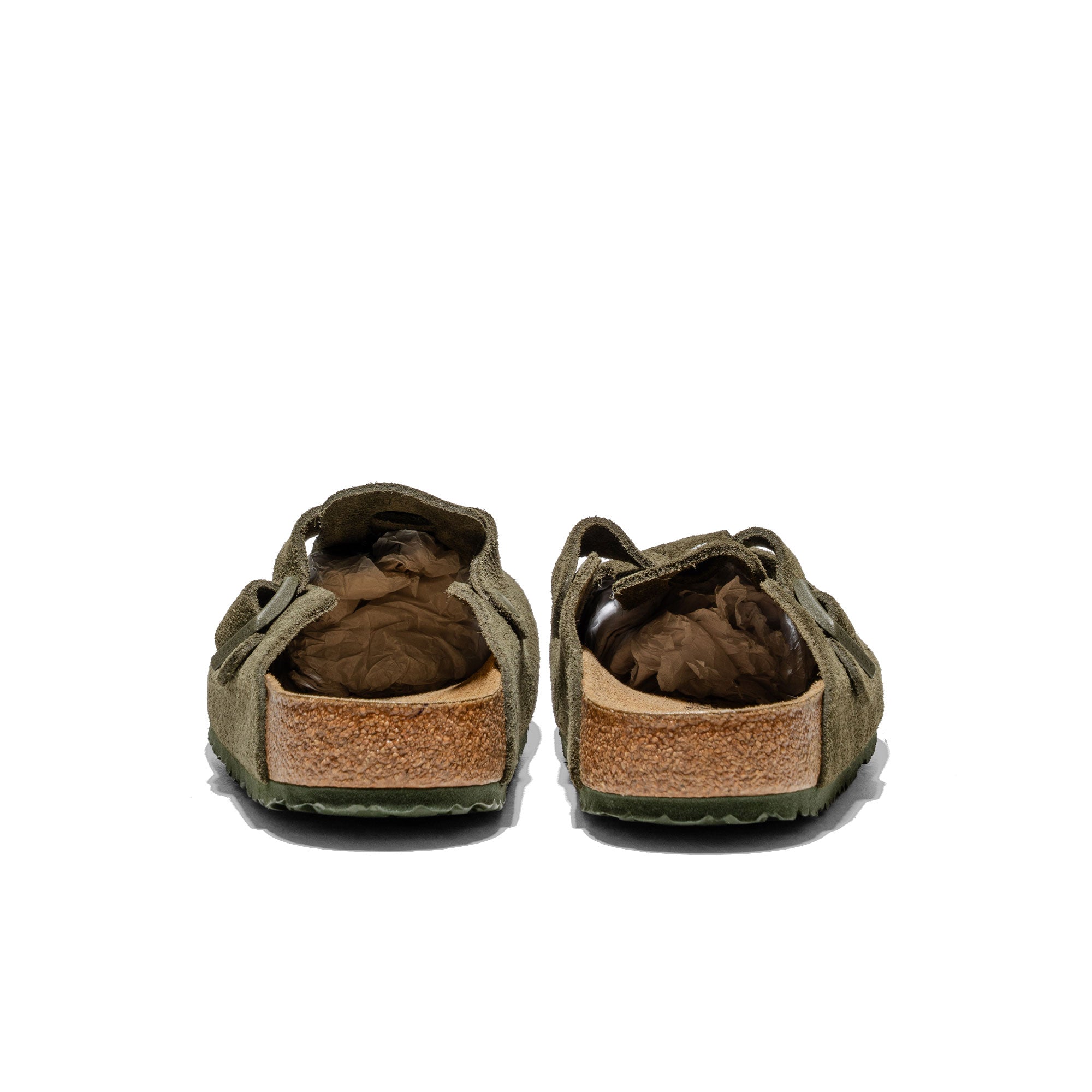 Birkenstock Boston - Suede Thyme