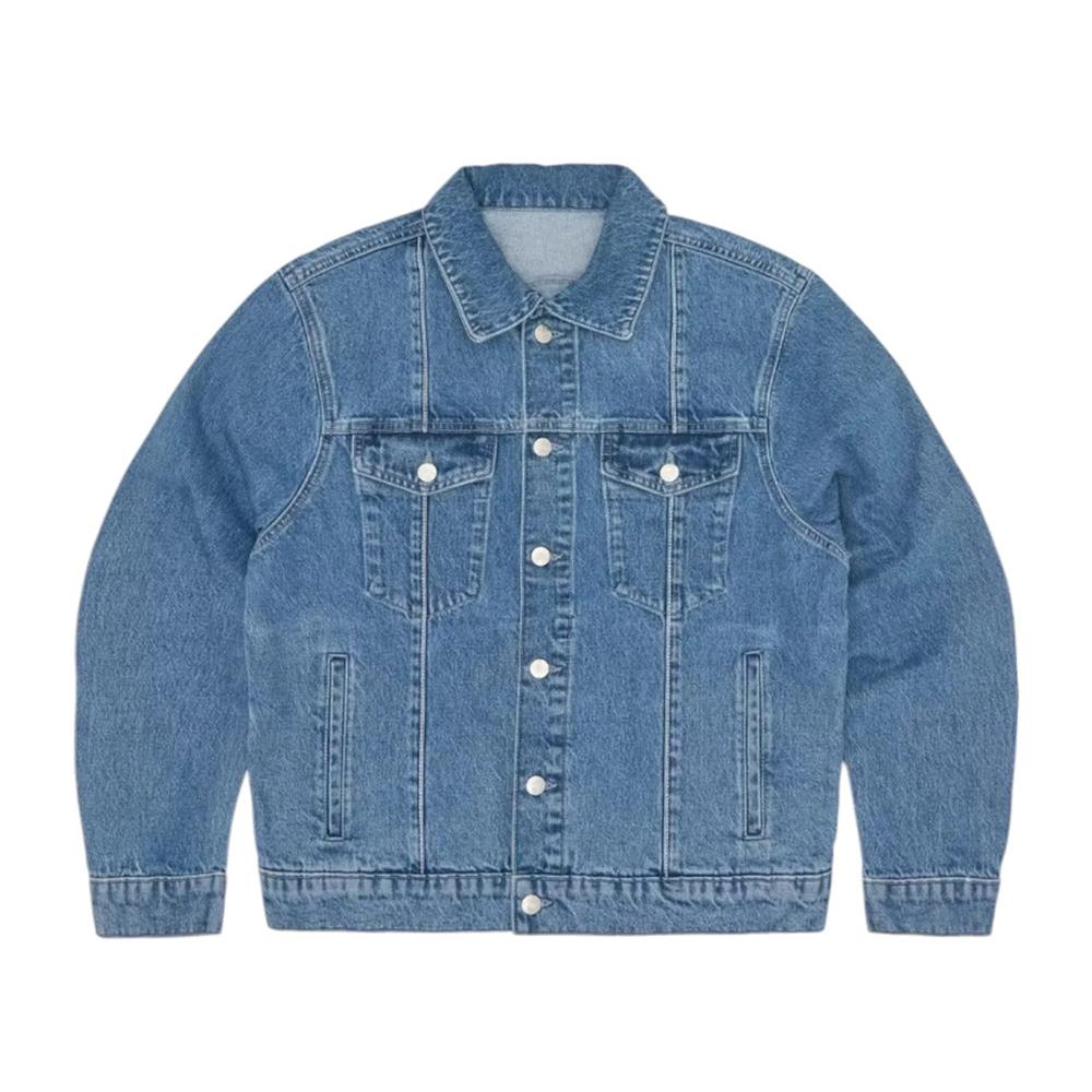 Corteiz C-Star Denim Trucker Jacket - Washed Blue