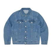 Corteiz C-Star Denim Trucker Jacket - Washed Blue