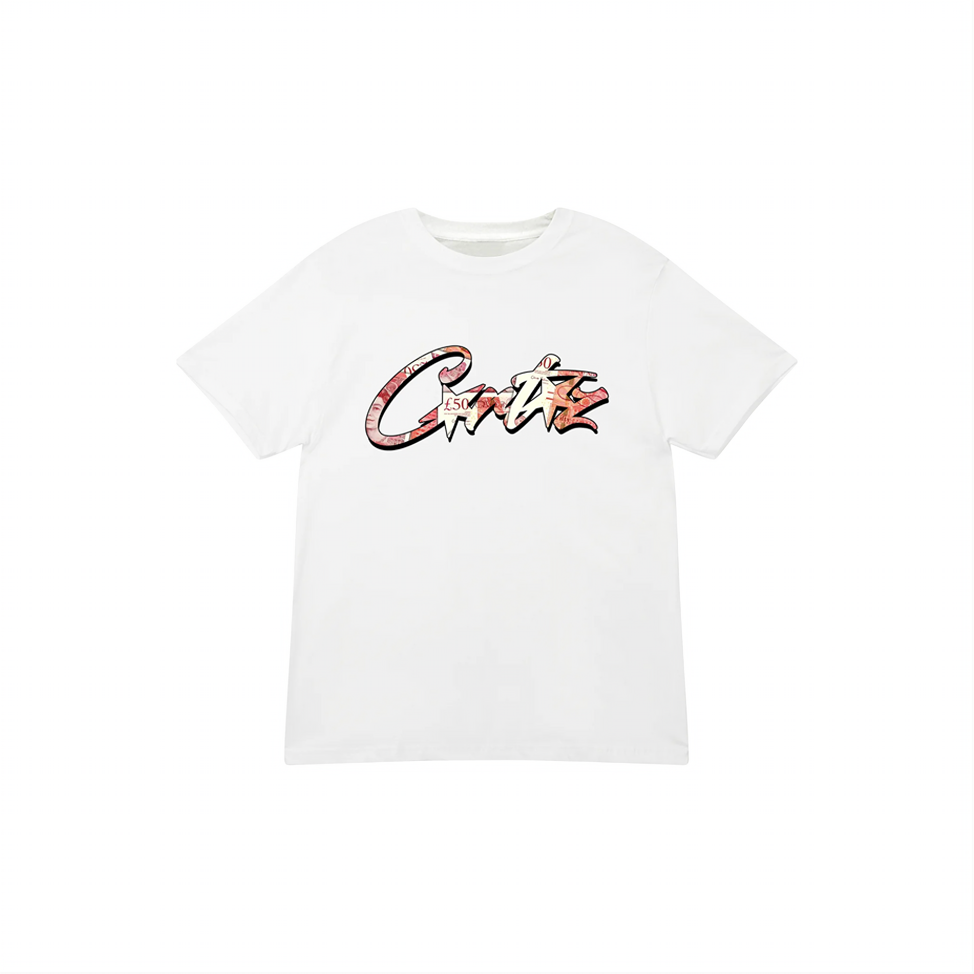 Corteiz Money On My Mind Tee - White