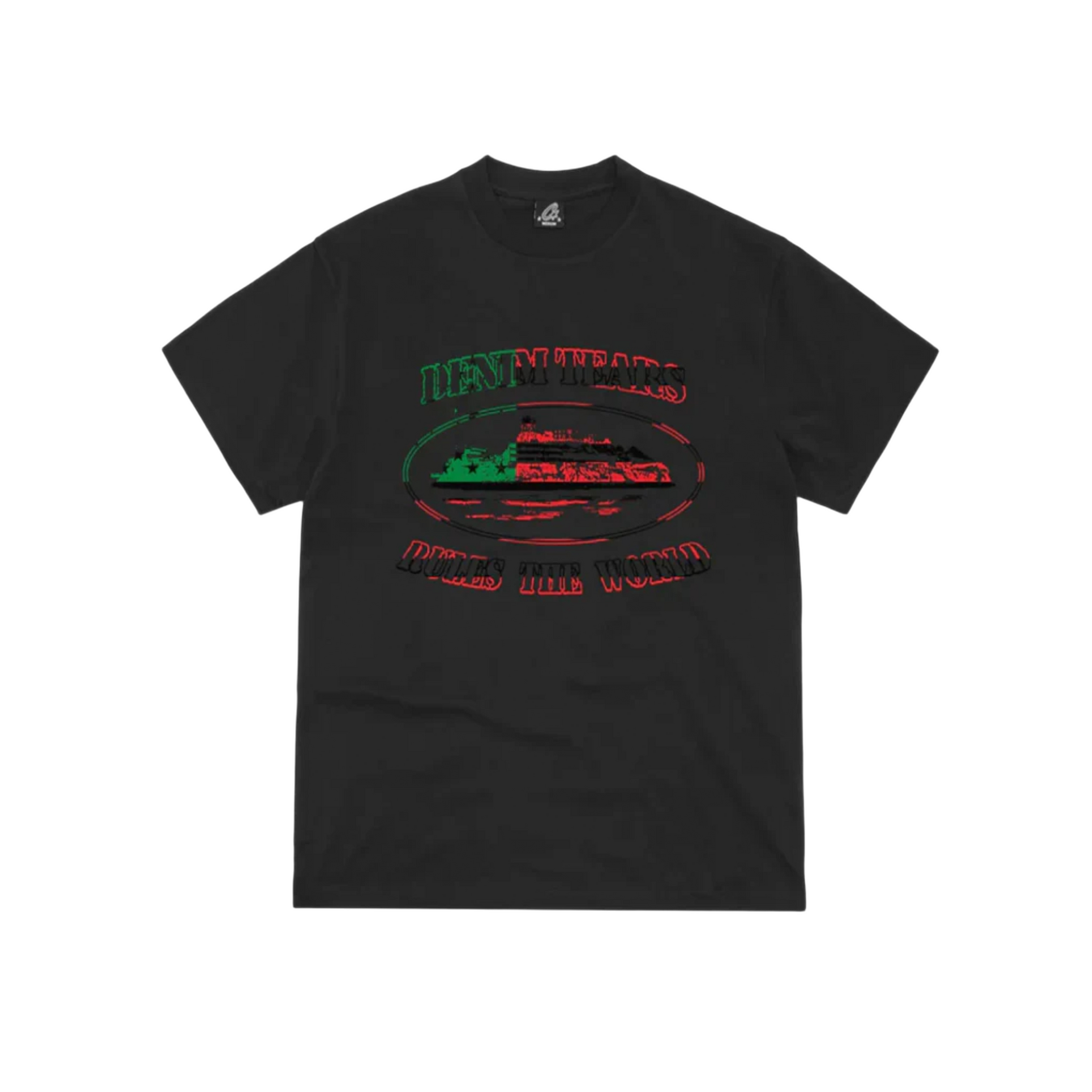 Corteiz x Denim Tears Cortears OG Alcatraz Tee - Black – Lisabona