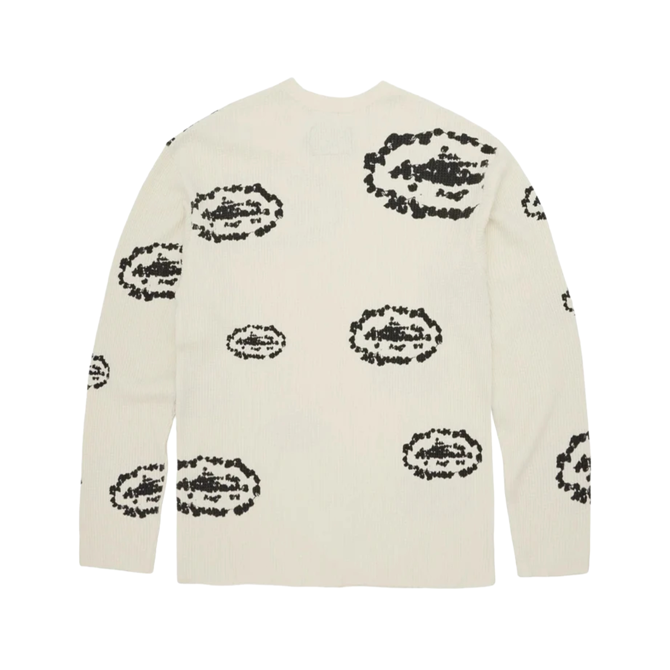 Corteiz x Denim Tears Island Wreath Waffle Thermal - Cream