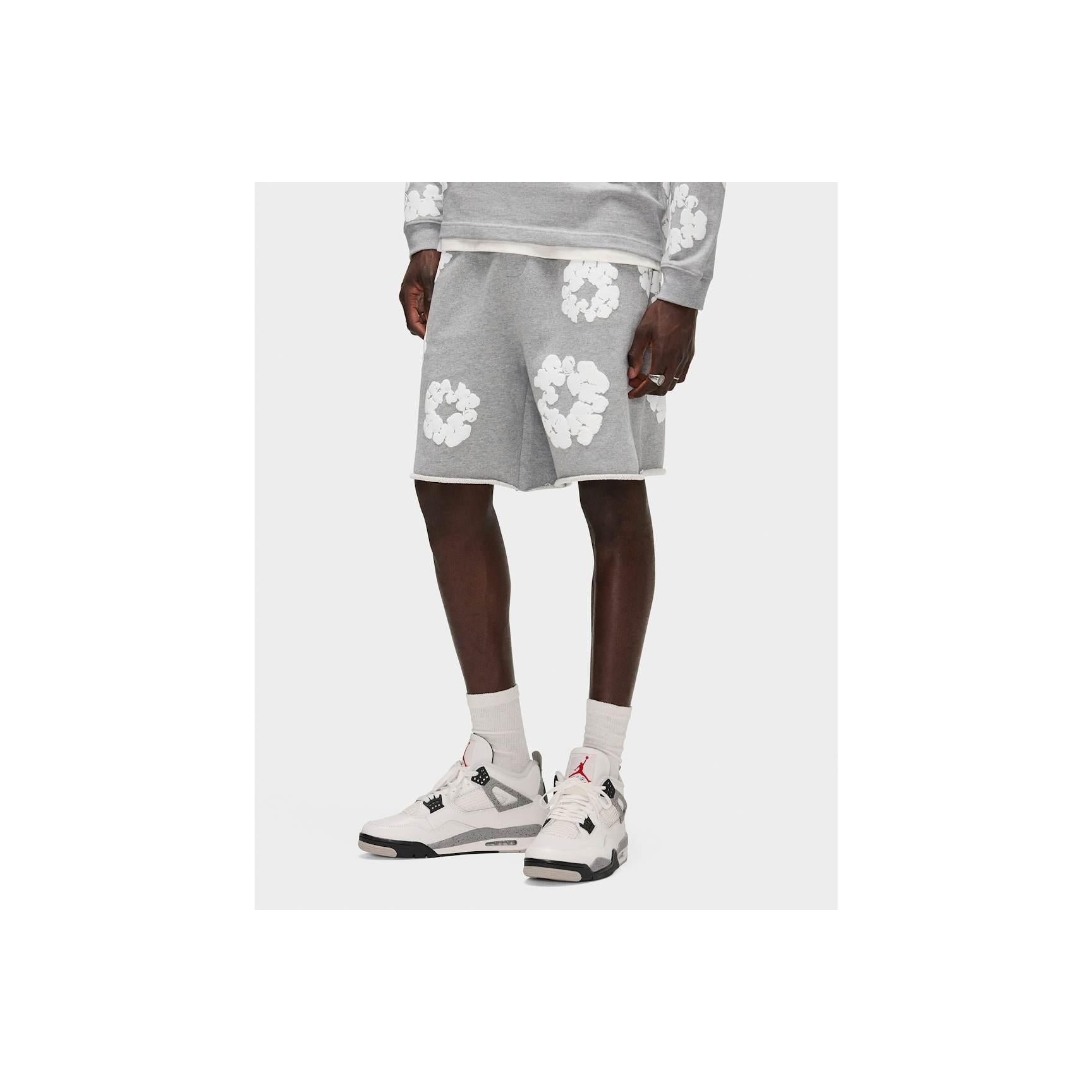 Denim Tears The Cotton Wreath Shorts - Grey