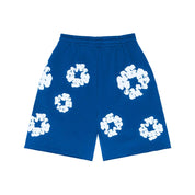 Denim Tears The Cotton Wreath ShortsRoyal Blue