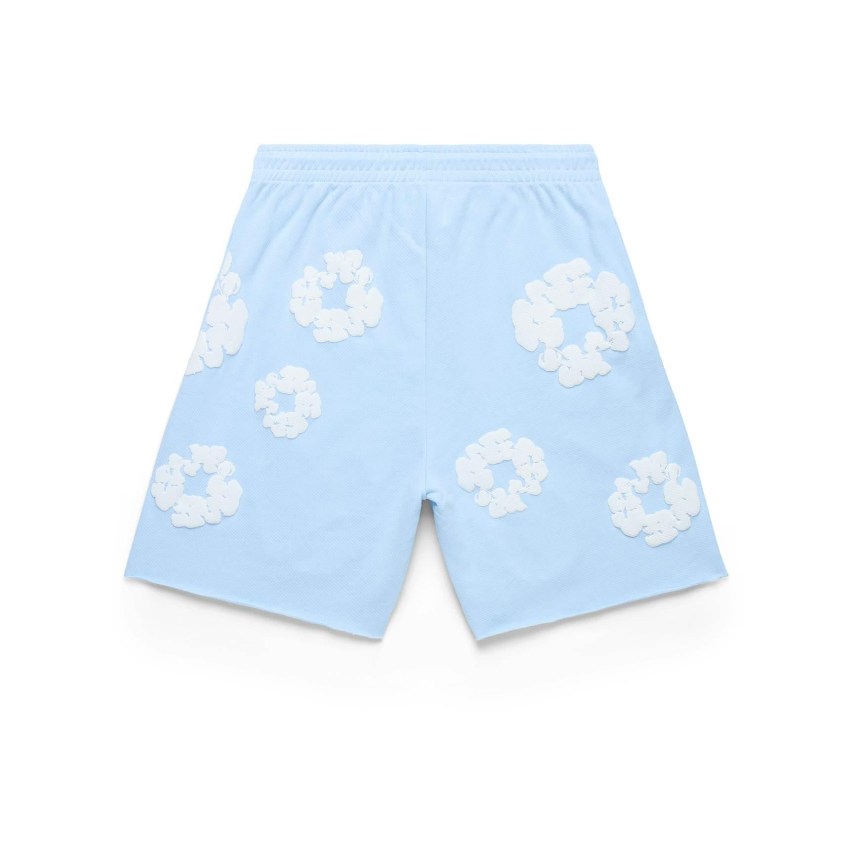 Denim Tears The Cotton Wreath Sweatshorts - Powder Blue – Lisabona