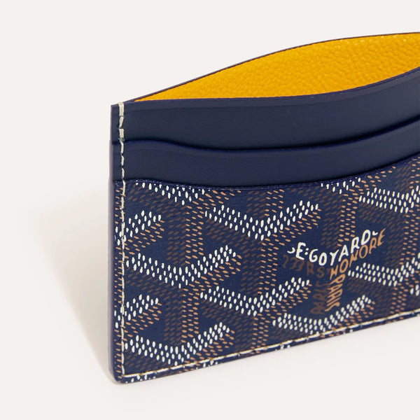 Goyard Saint Sulpice Card Holder - Navy Blue – Lisabona Streetwear