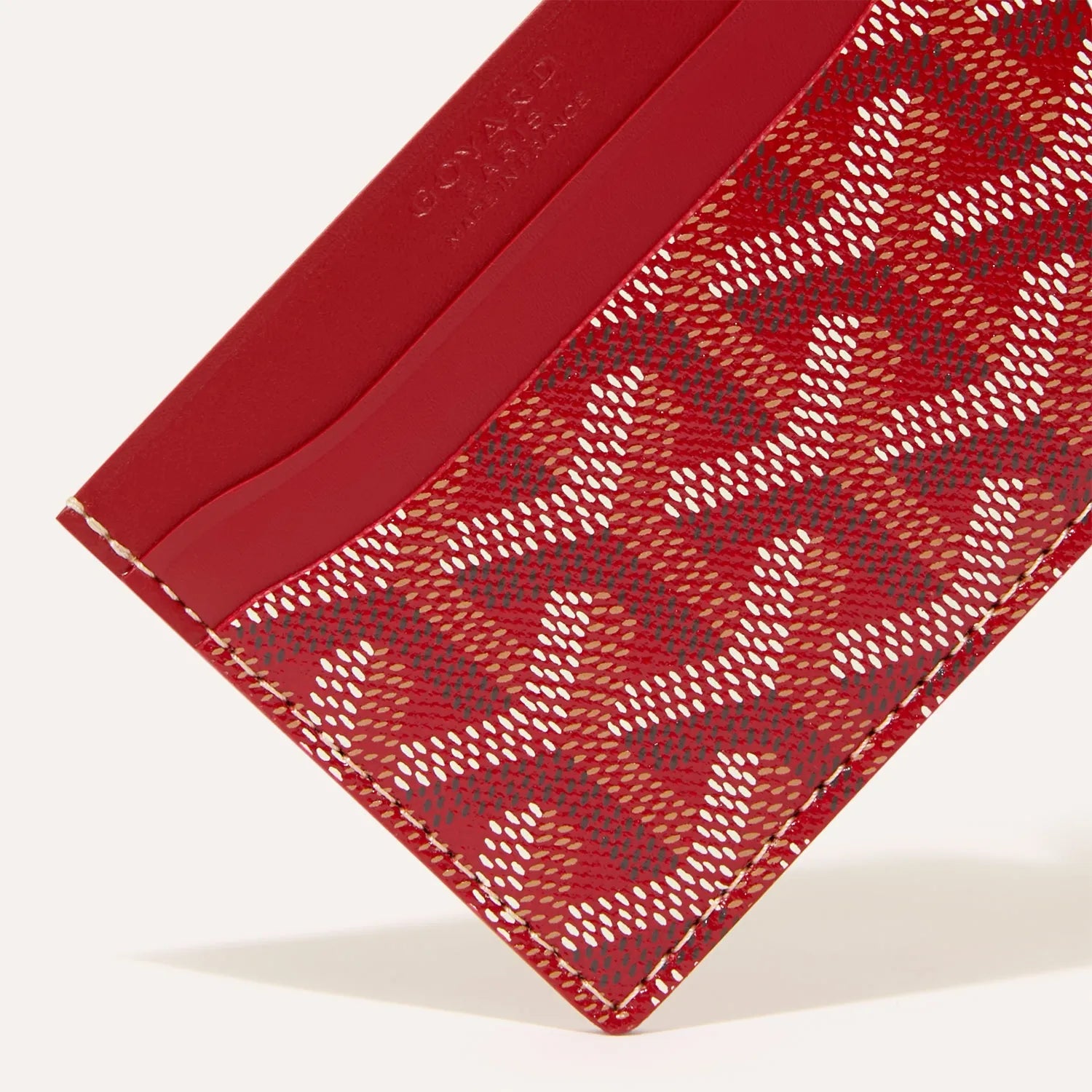 Goyard Saint Sulpice Card Holder - Red