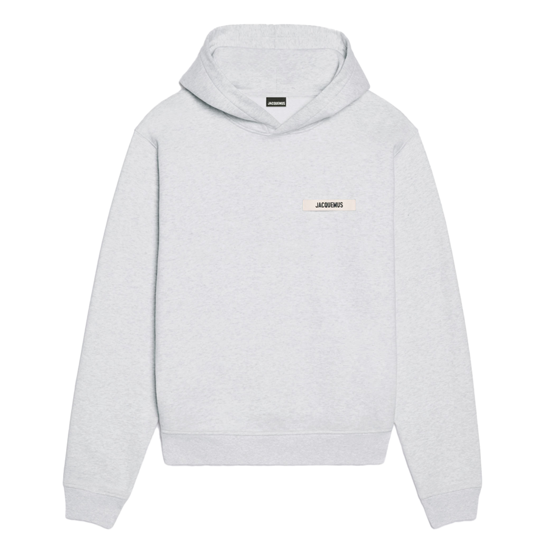 Jacquemus Gros Grain Hoodie - Grey