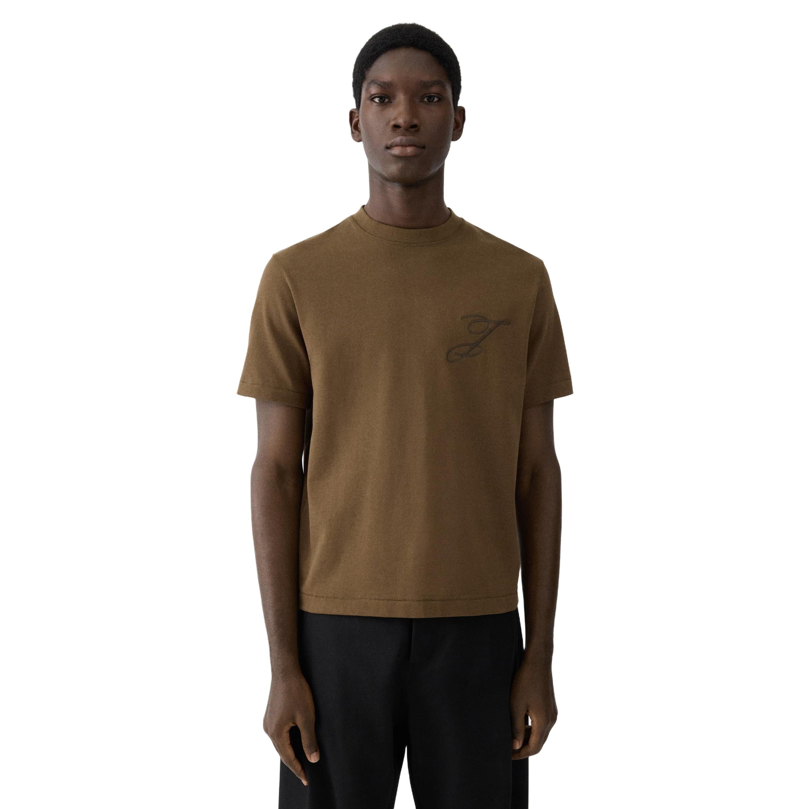 Jacquemus Le T-shirt Logo - Brown