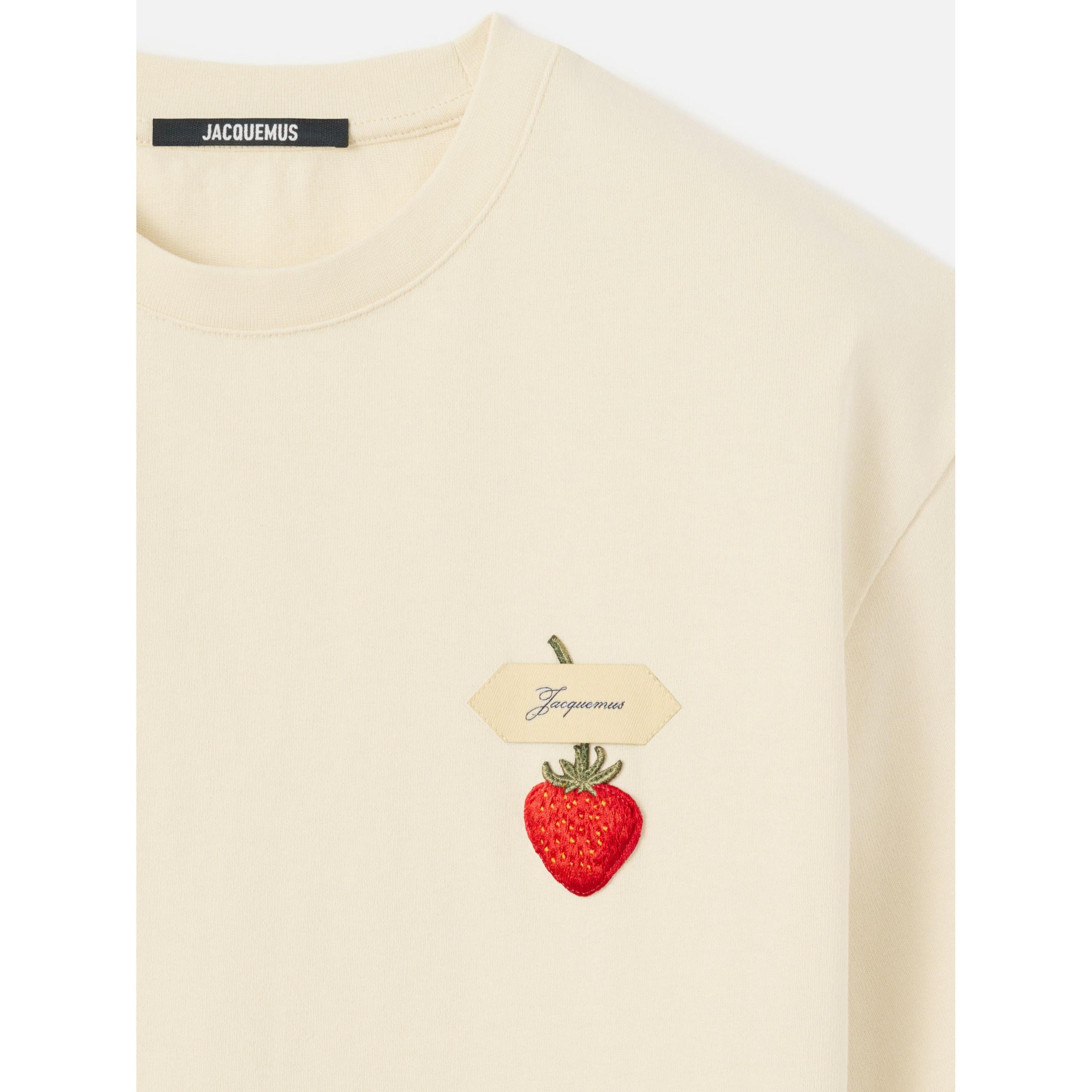 Jacquemus The Strawberry T-Shirt - Beige