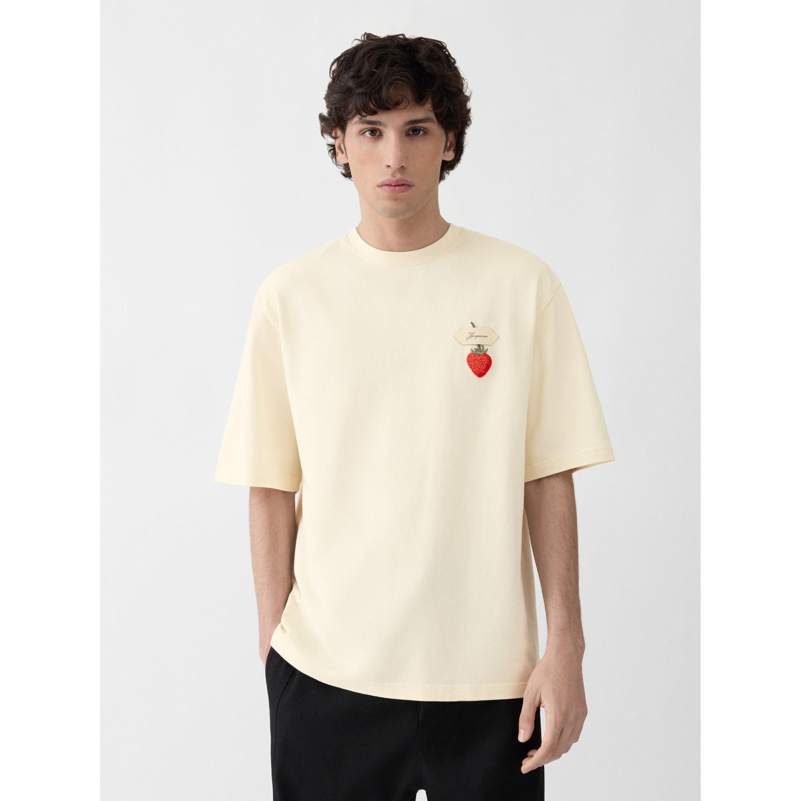 Jacquemus The Strawberry T-Shirt - Beige