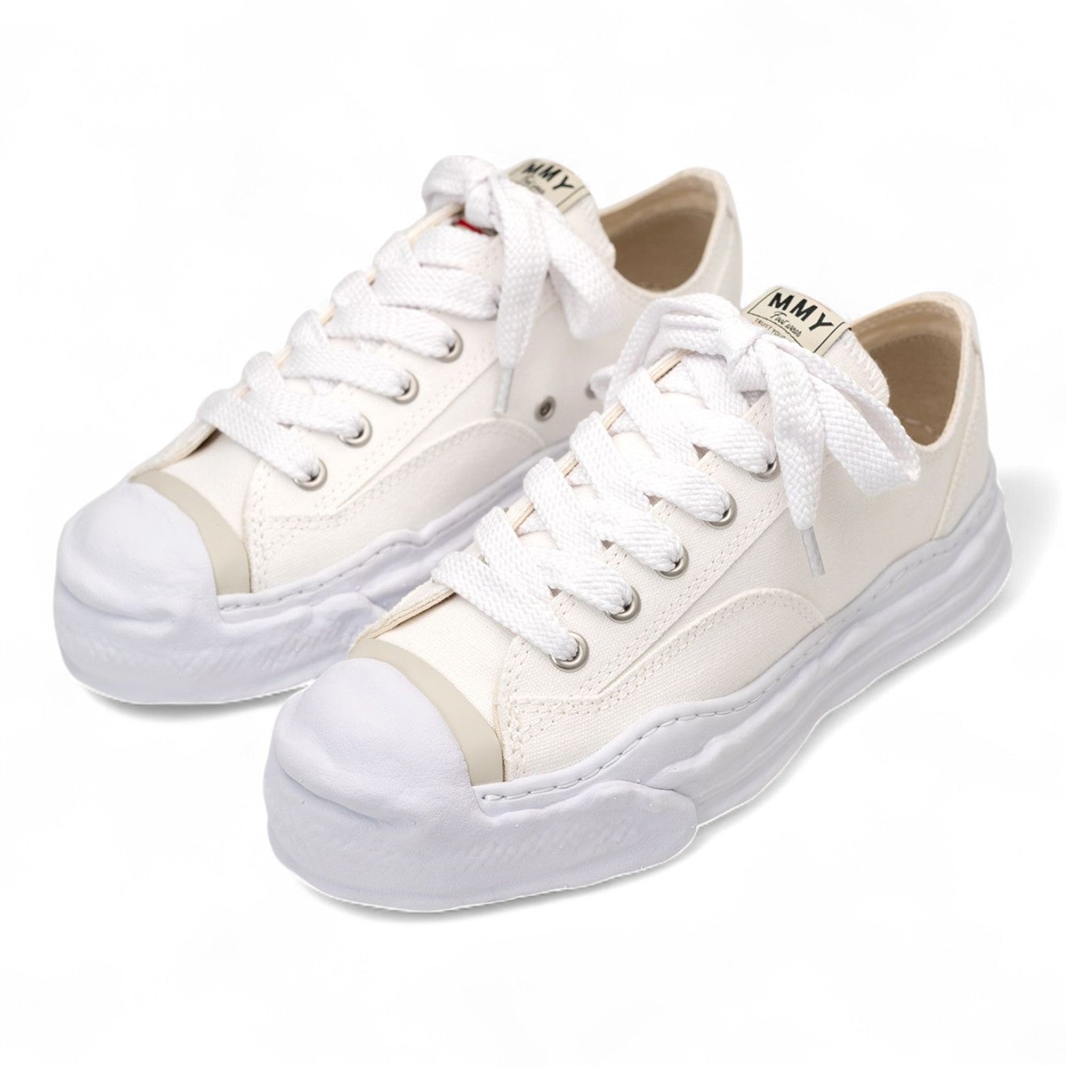 Maison Mihara Yasuhiro Hank OG Sole Canvas Low - White