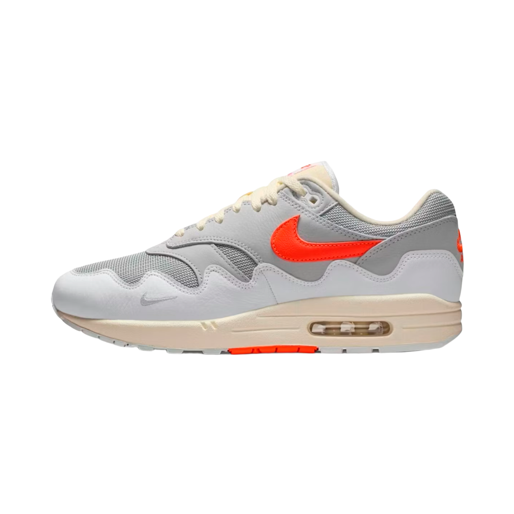 Nike Air Max 1 - Patta Waves White Hyper Crimson