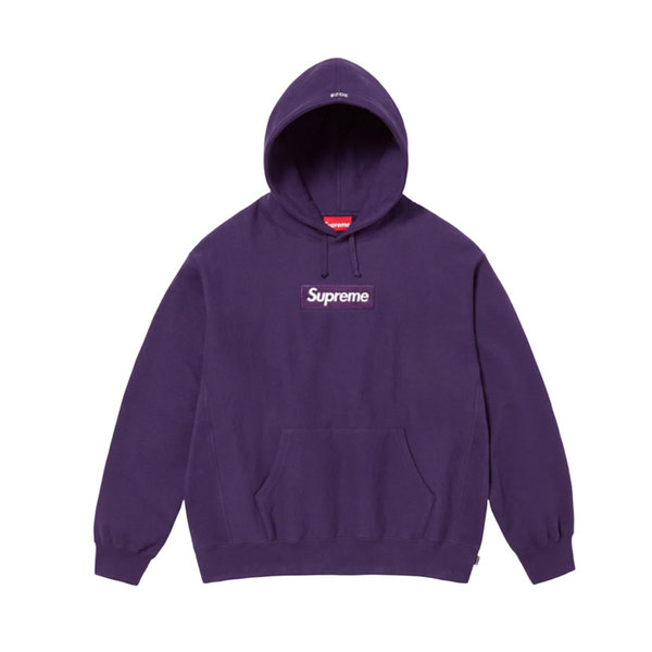 Supreme Box Logo Hooded Sweatshirt - Dark Purple – Lisabona Streetwear