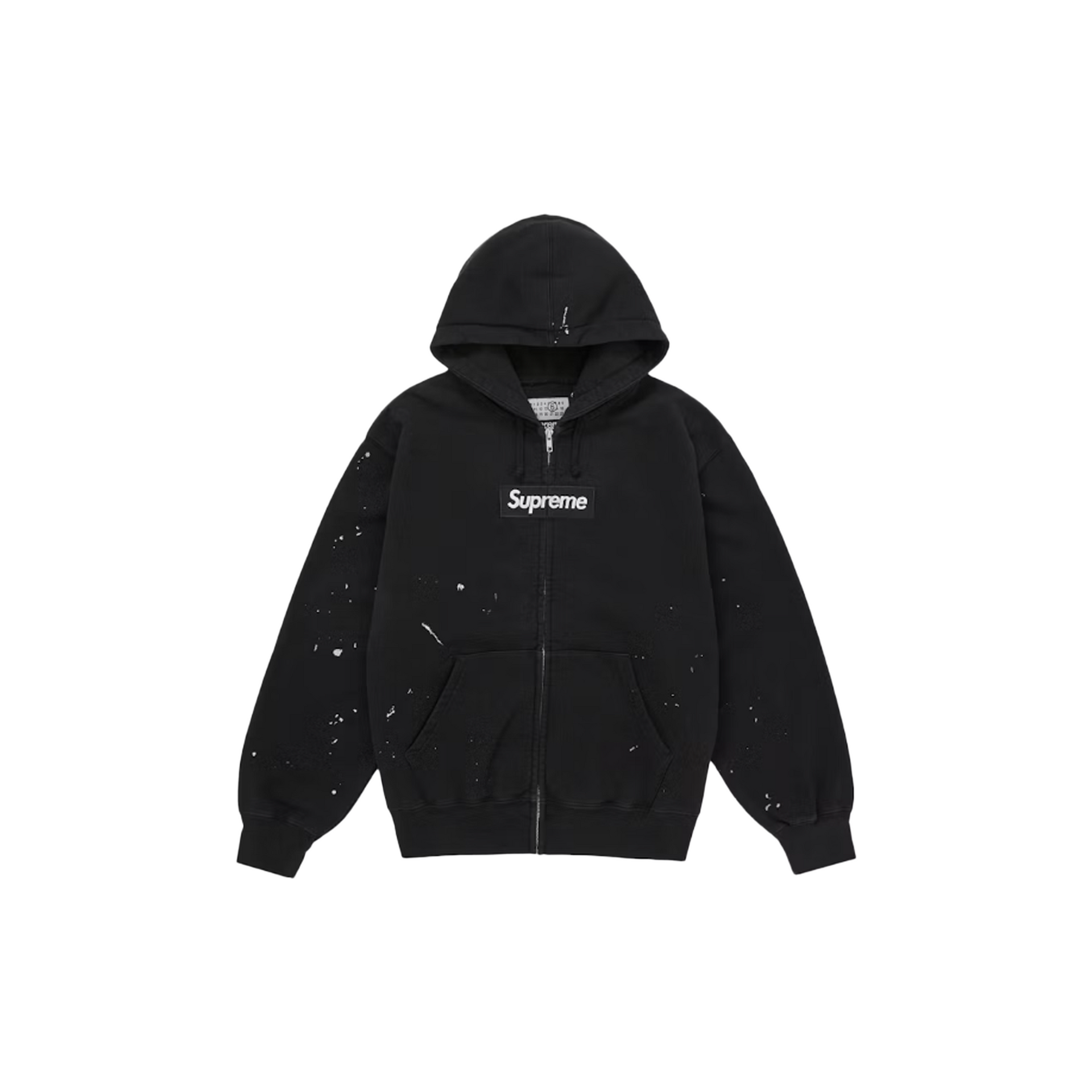 Supreme MM6 Maison Margiela Box Logo Zip Up Hooded Sweatshirt