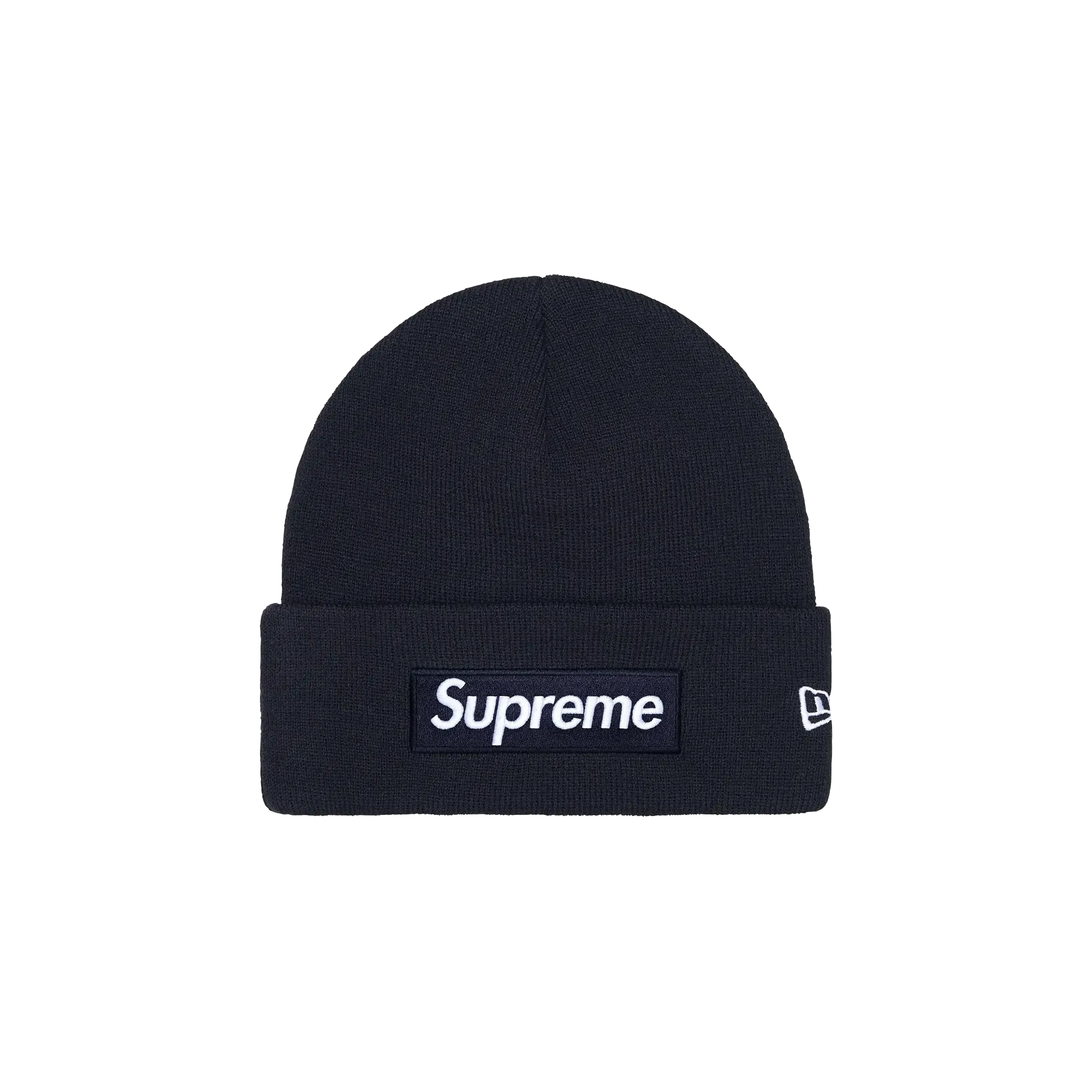 Supreme New Era Box Logo Beanie - Navy