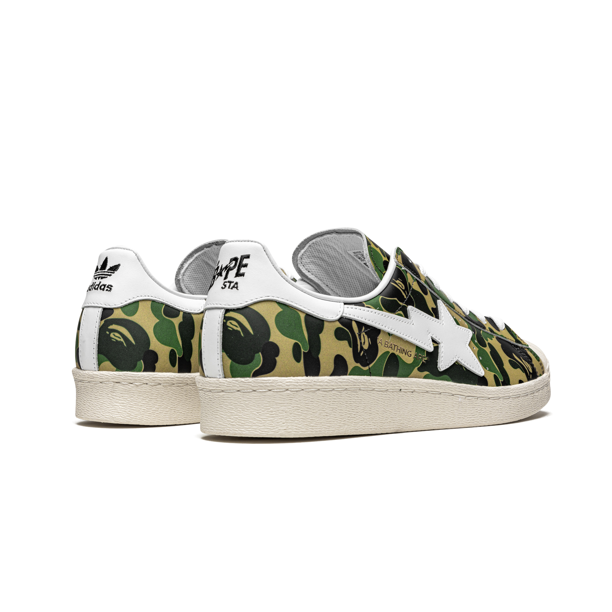 adidas Superstar Bape - ABC Camo Green